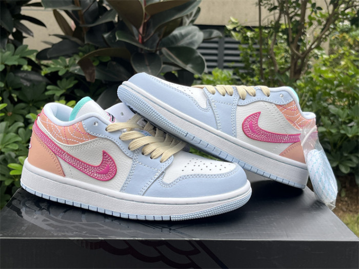 Authentic Air Jordan 1 Low SE “Sashiko Multi-Color
