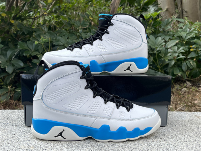 Authentic Air Jordan 9 Powder Blue