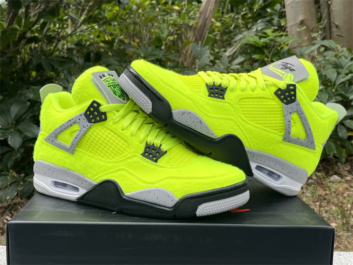 Authentic Air Jordan 4 Tour Yellow