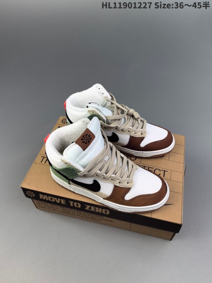 Nike Dunk shoes men high-159