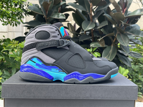 Authentic Air Jordan 8 Retro Aqua(restock)