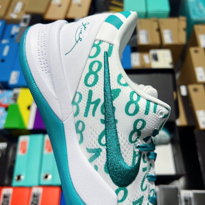 Authentic  Kobe 8 Protro “Aqua”