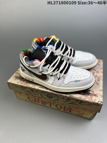 Perfect Air Jordan 1 Low shoes-095