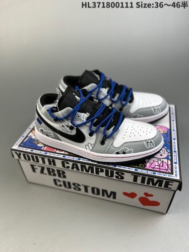 Perfect Air Jordan 1 Low shoes-129