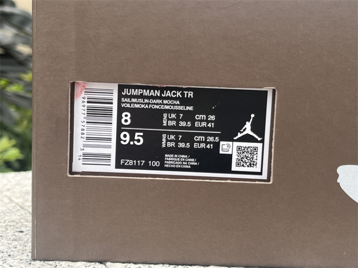 Authentic Travis Scott x Jordan Cut The Check Mocha