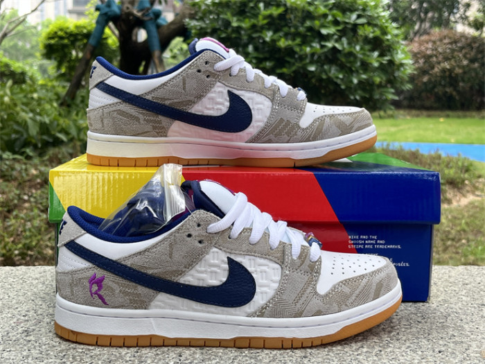Authentic Nike Dunk SB Pure Platinumand and Vivid Purple