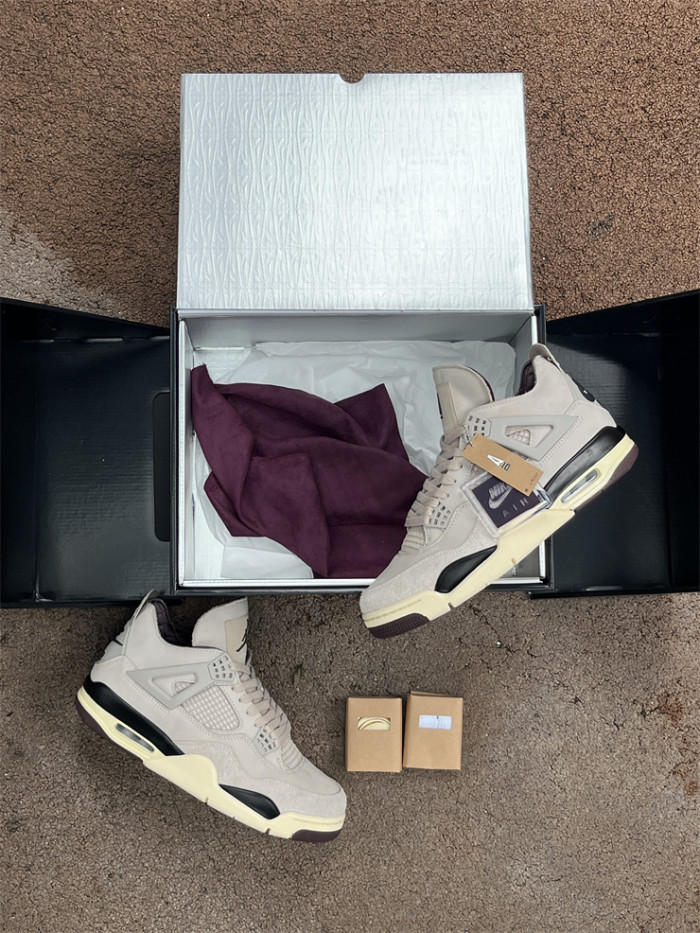 Authentic A Ma Maniere x Air Jordan 4 “Fossil Stone”