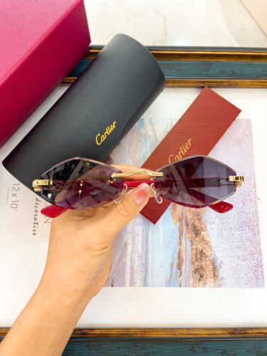 Cartier Sunglasses AAAA-7643