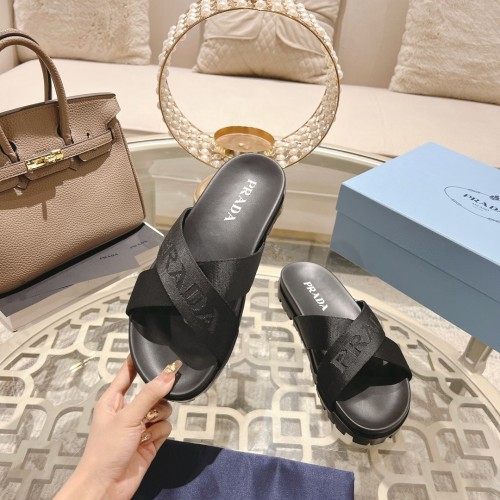 Prada men slippers 1：1 quality-048