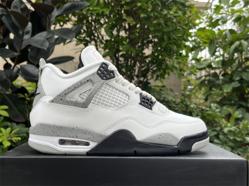 Authentic Air Jordan 4 OG “White Cement” 2025