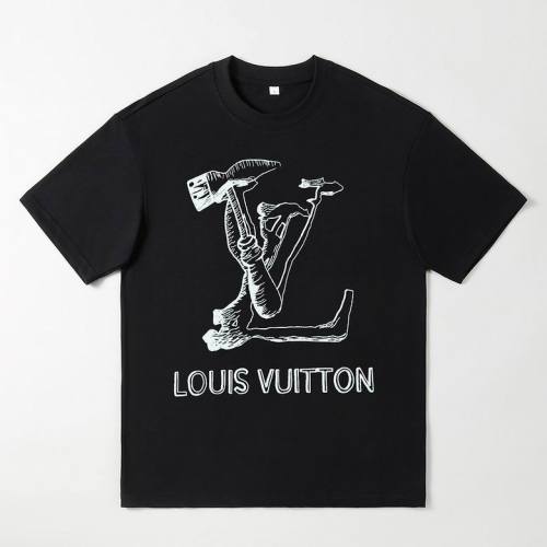 LV  t-shirt men-7356(M-XXXL)