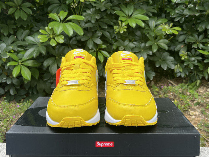 Authentic Supreme x Nike Air Max1'87  Yellow