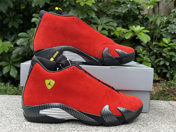 Authentic  Air Jordan 14 “Ferrari”   2025