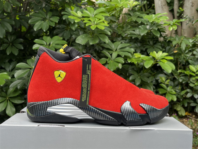 Authentic  Air Jordan 14 “Ferrari”   2025