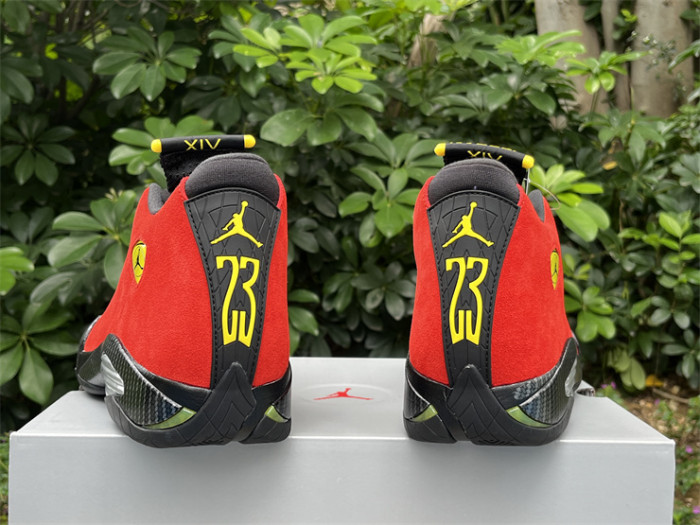 Authentic  Air Jordan 14 “Ferrari”   2025