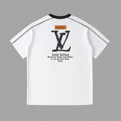 LV  t-shirt men-9553(XS-L)
