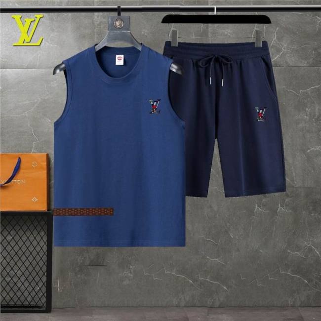 LV short sleeve men suit-276(M-XXXL)