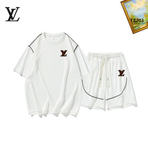 LV short sleeve men suit-284(M-XXXL)
