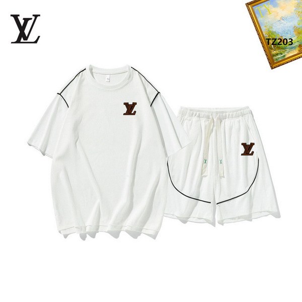 LV short sleeve men suit-284(M-XXXL)