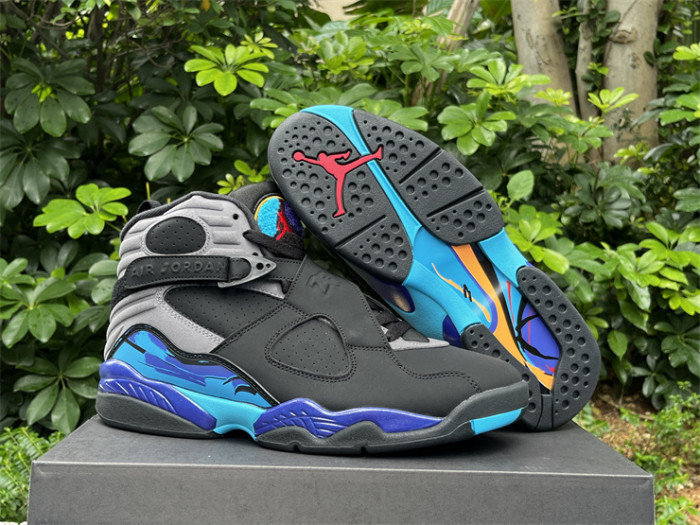 Authentic Air Jordan 8 “Aqua”   2025