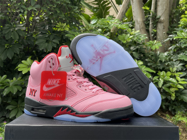 Authentic Awake NY x Air Jordan 5 “Arctic Pink”  GS