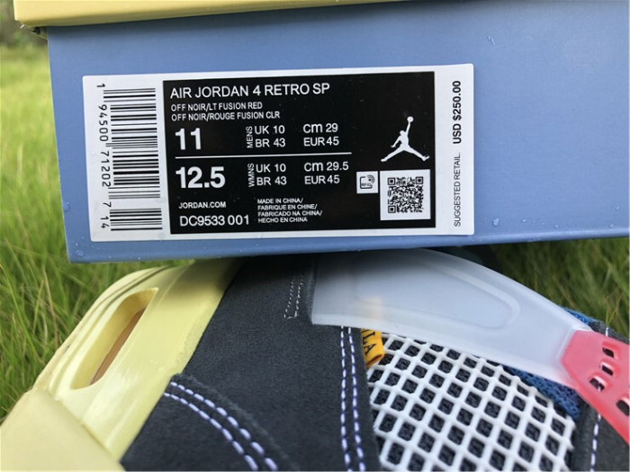 Authentic Union x Air Jordan 4