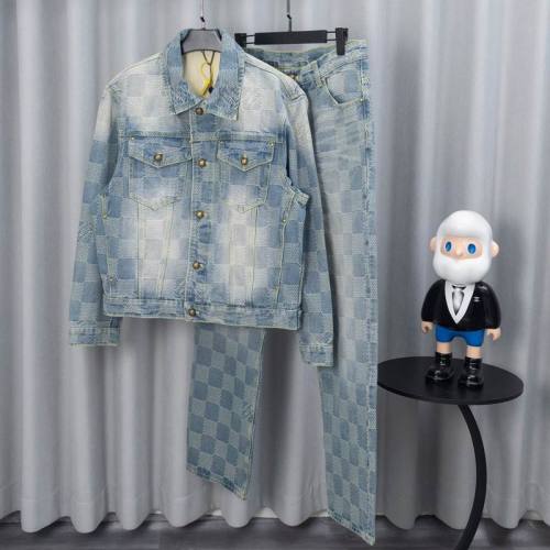 LV long sleeve men suit-703