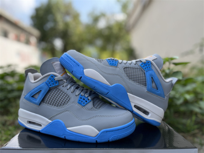 Authentic Air Jordan 4  retro Mist Blue