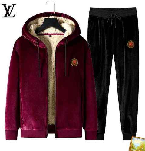 LV long sleeve men suit-717(M-XXXL)