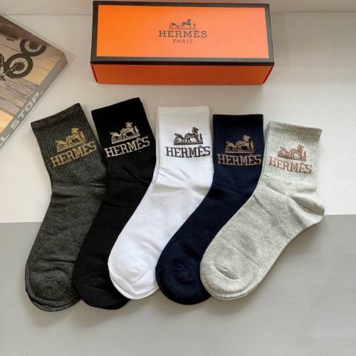 Hermes Socks-052