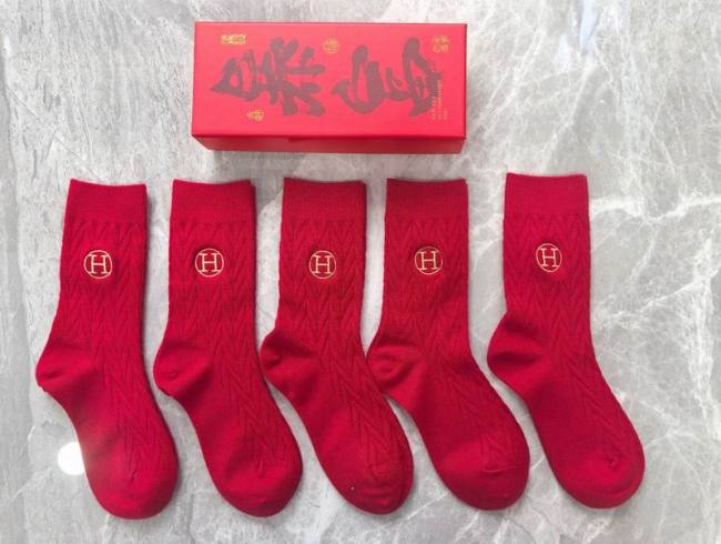 Hermes Socks-054