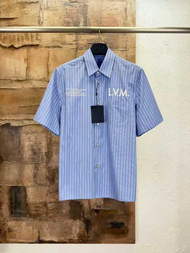 LV Shirt High End Quality-1361
