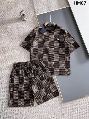 LV short sleeve men suit-295(M-XXXL)
