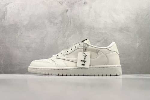 Authentic Jordan 1 Retro Low OG SP  Travis Scott Michael Rubin White Party (Friends and Family)