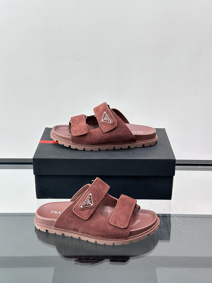 Prada men slippers 1：1 quality-074