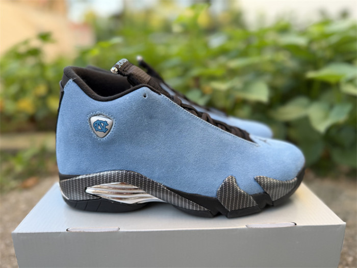 Authentic  Air Jordan 14 Howard PE Blue