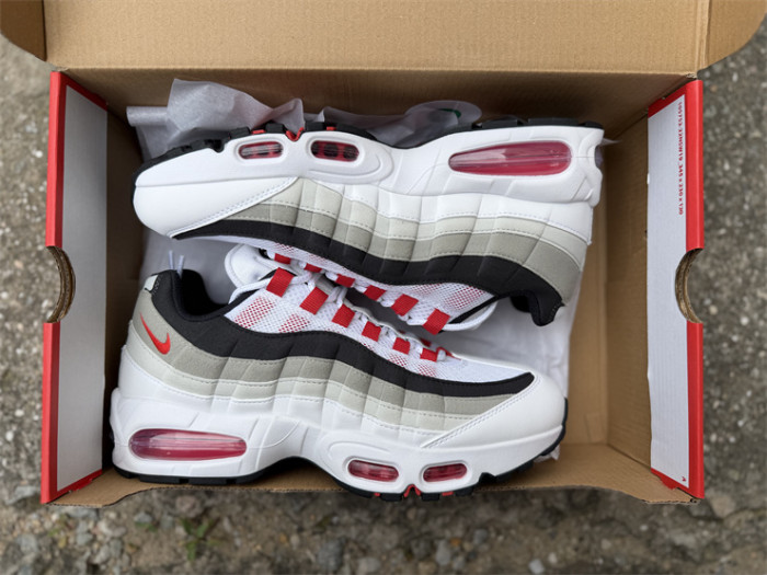 Authentic Nike Air Max 95 OG Big Bubble Comet Red