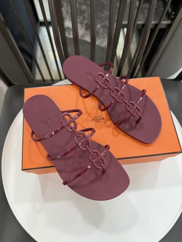 Hermes women slippers AAA-473