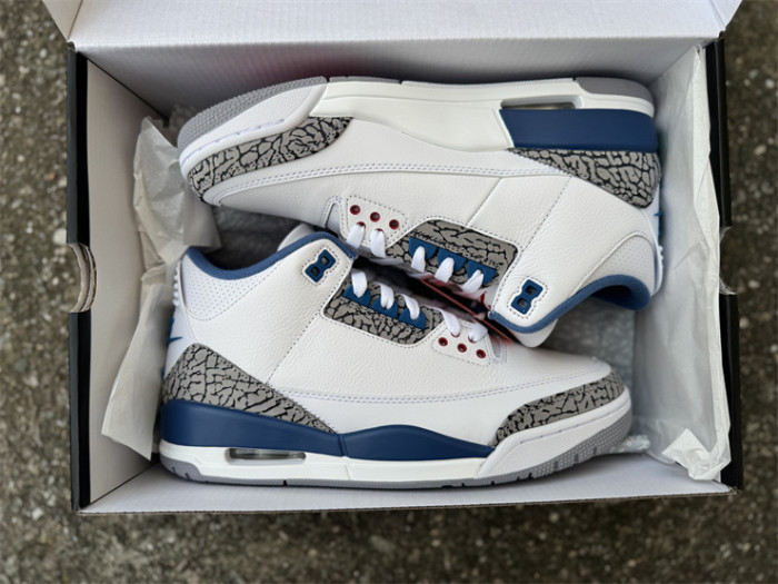 Authentic Air Jordan 3 “True Blue”  2026
