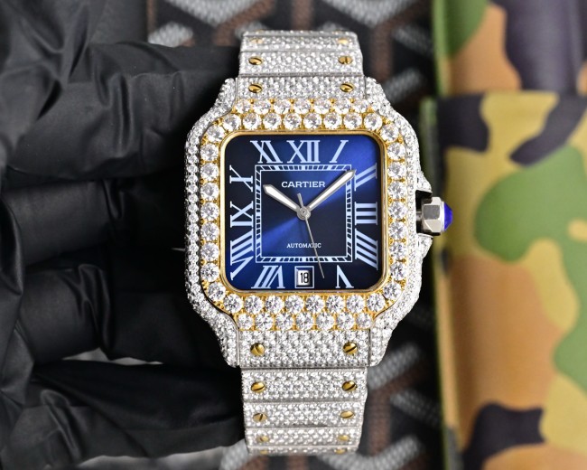 Cartier Watches High End Quality-032（Moissanite Diamond)