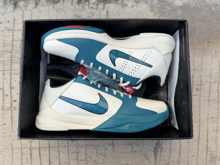 Authentic Nike Kobe 5 Protro Caitlin Clark Coconut Milk Spruce
