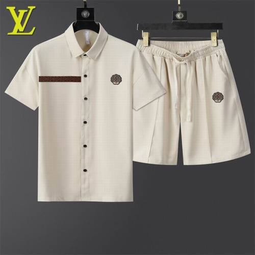 LV short sleeve men suit-360(M-XXXL)