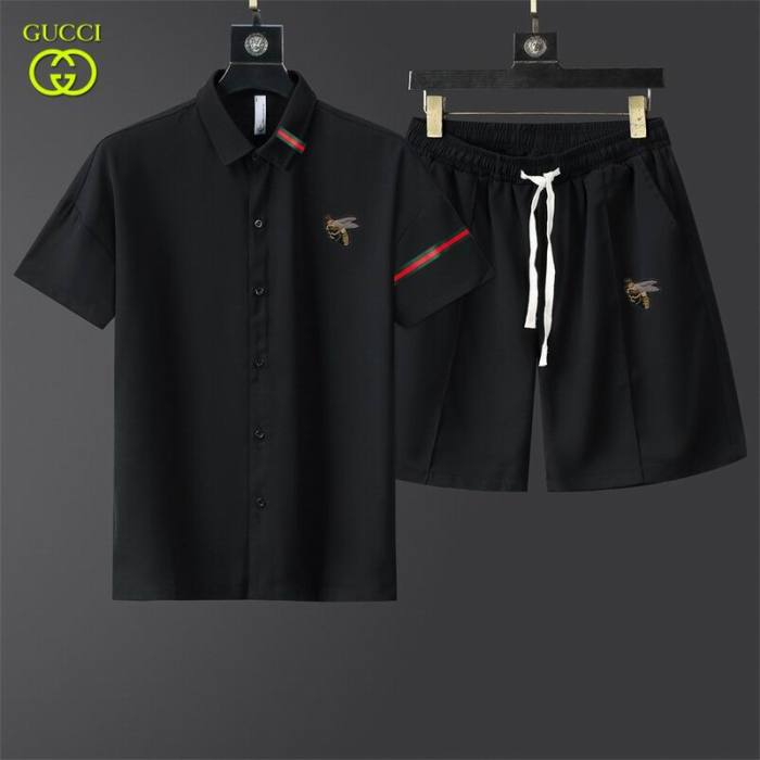 G short sleeve men suit-636(M-XXXL)