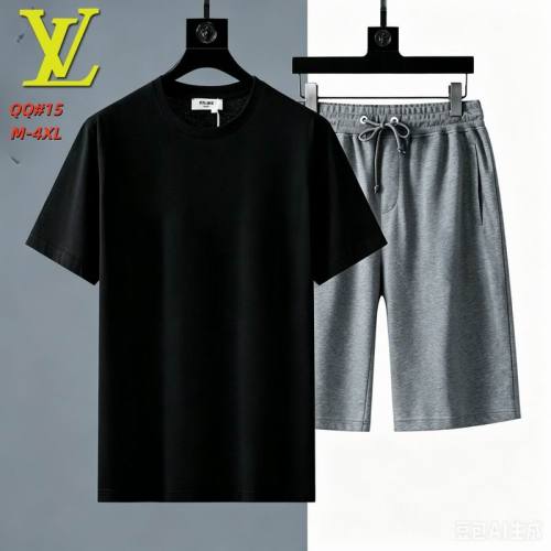 LV short sleeve men suit-332(M-XXXXL)