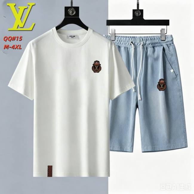 LV short sleeve men suit-333(M-XXXXL)