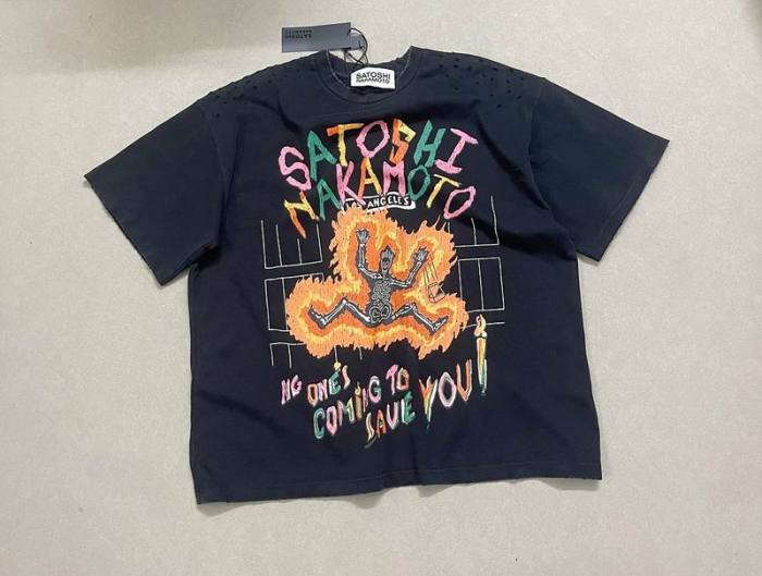 Satoshi t-shirt-058(S-XL)