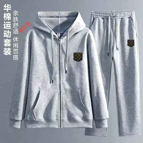 LV long sleeve men suit-802(M-XXXXL)