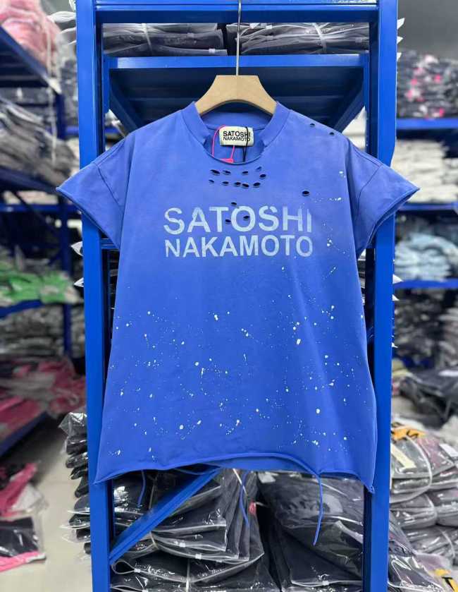 Satoshi t-shirt-091(S-XL)