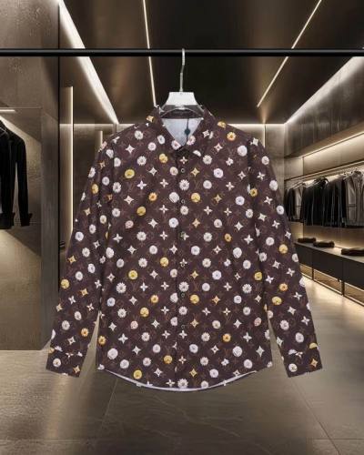 LV shirt men-496(M-XXL)