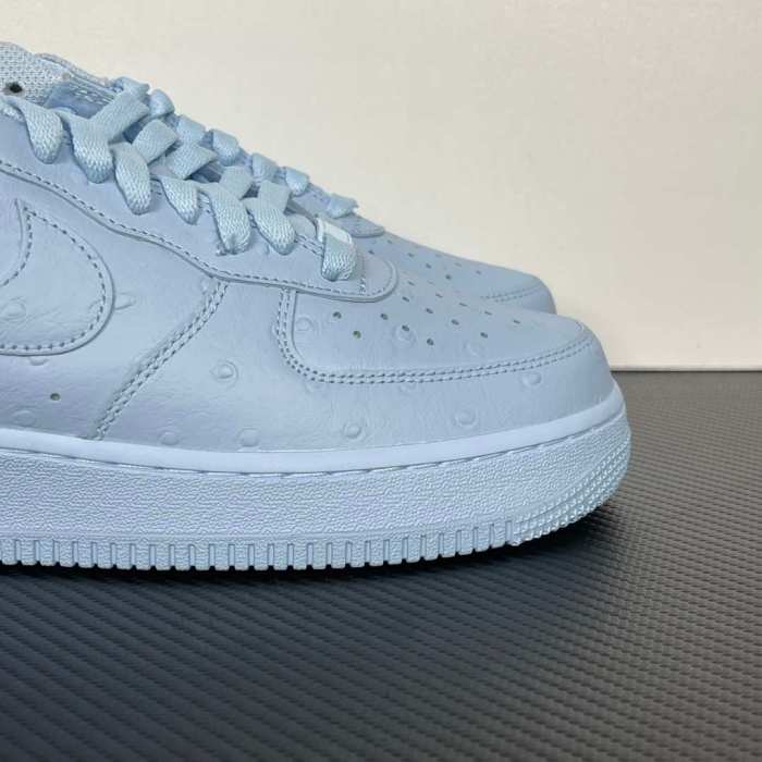 Authentic Travis Scott x Nike Air Force 1 Low '07 'Ice Blue'